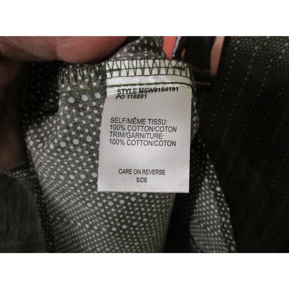 Cinch Ladies Shirt Size XXL Multicolor Print Button Down Flip Cuff MSW9164191 - Picture 9 of 10